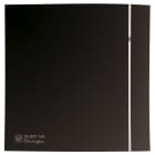 S&P - Kit façade noire + contre façade universelle pour aérateur SILENT DESIGN 100