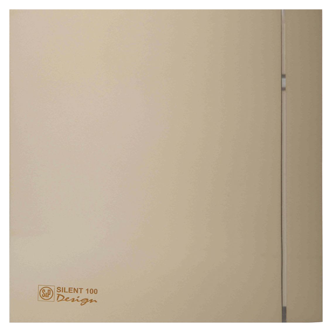 S&P - Kit façade champagne + contre façade universelle pour aérateur SILENT DESIGN 100