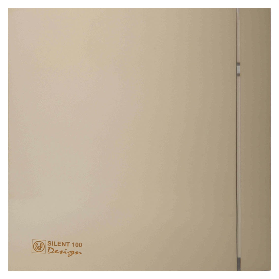 S&P - Kit façade champagne + contre façade universelle pour aérateur SILENT DESIGN 100