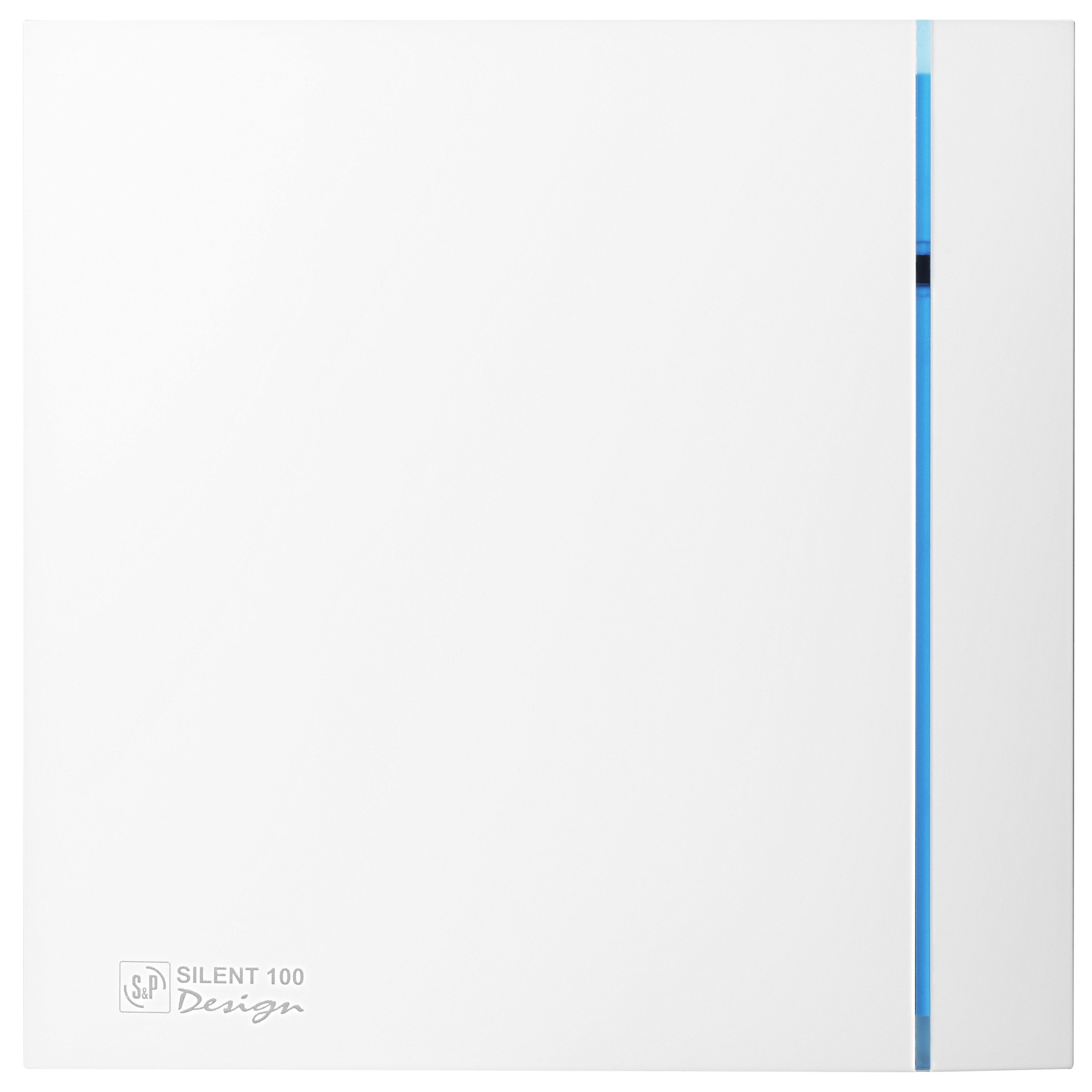 S&P - Aérateur design, 95 m3/h, clapet anti-retour, moteur 12V, IP57 classe III D100mm