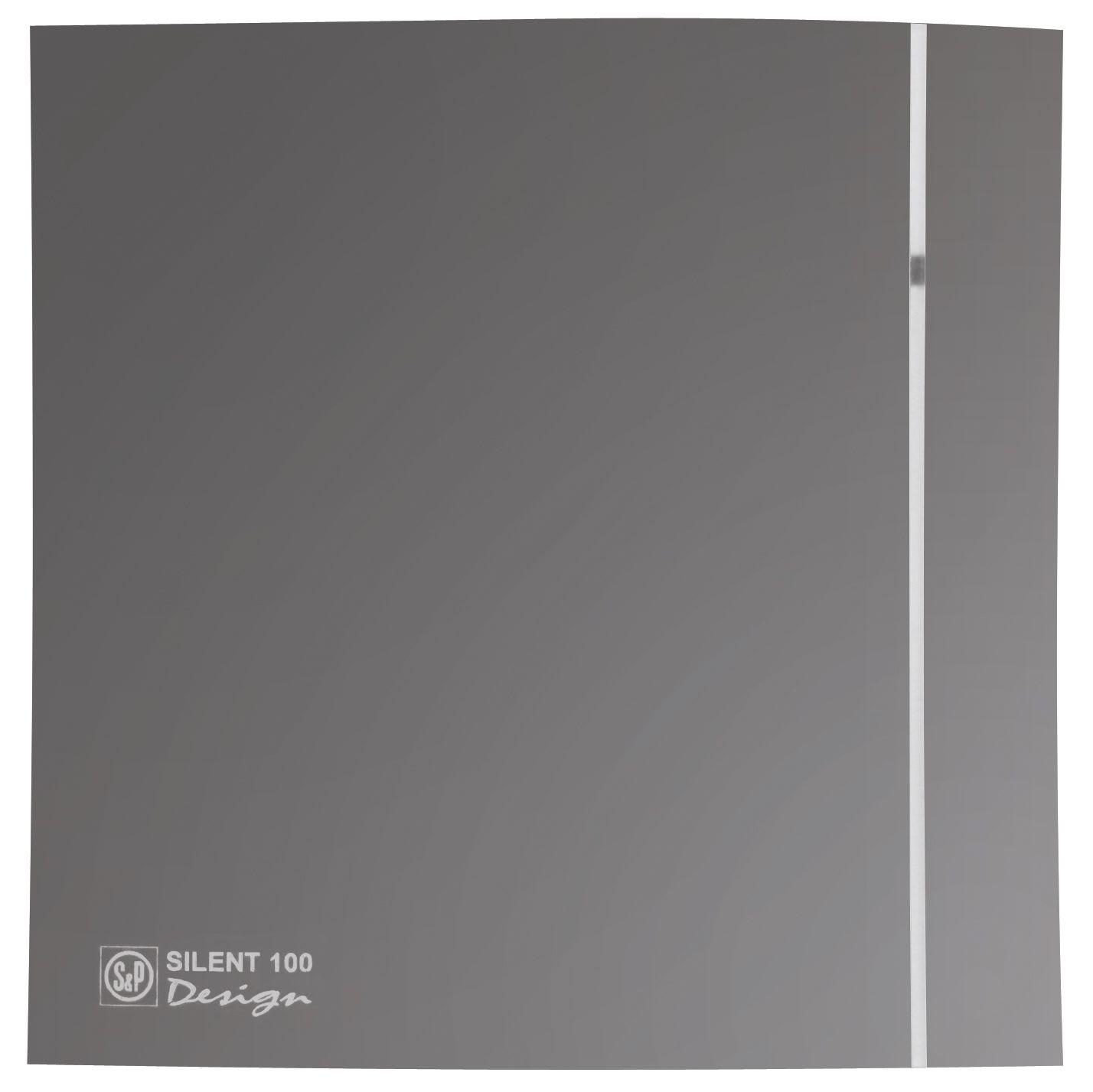 S&P - Kit façade grise + contre façade universelle pour aérateur SILENT DESIGN 100