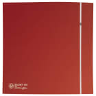 S&P - Kit façade rouge + contre façade universelle pour aérateur SILENT DESIGN 100