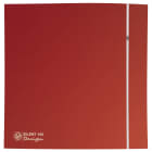 S&P - Kit façade rouge + contre façade universelle pour aérateur SILENT DESIGN 100
