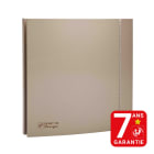 S&P - Aérateur design, 85 m3/h, façade champagne, clapet anti-retour, D 100 mm