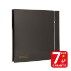 S&P - Aérateur design, 85 m3/h, façade anthracite, clapet anti-retour, D 100 mm