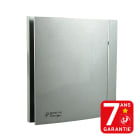 S&P - Aérateur design, 85 m3/h, façade silver, clapet anti-retour, D 100 mm