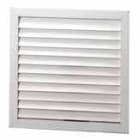 S&P - Grille de soufflage/reprise intérieure, alu blanc, 880 à 2500 m3/h, D 450x450 mm