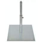 S&P - Support de conduit acier galvanisé sur terrasse, base 300 x 300 mm