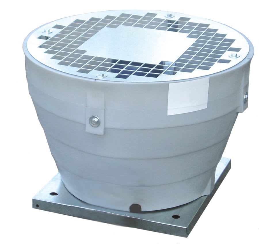 S&P - Tourelle centrifuge verticale, 2500 m3/h, 4 pôles, D 250 mm, monophasée 230V