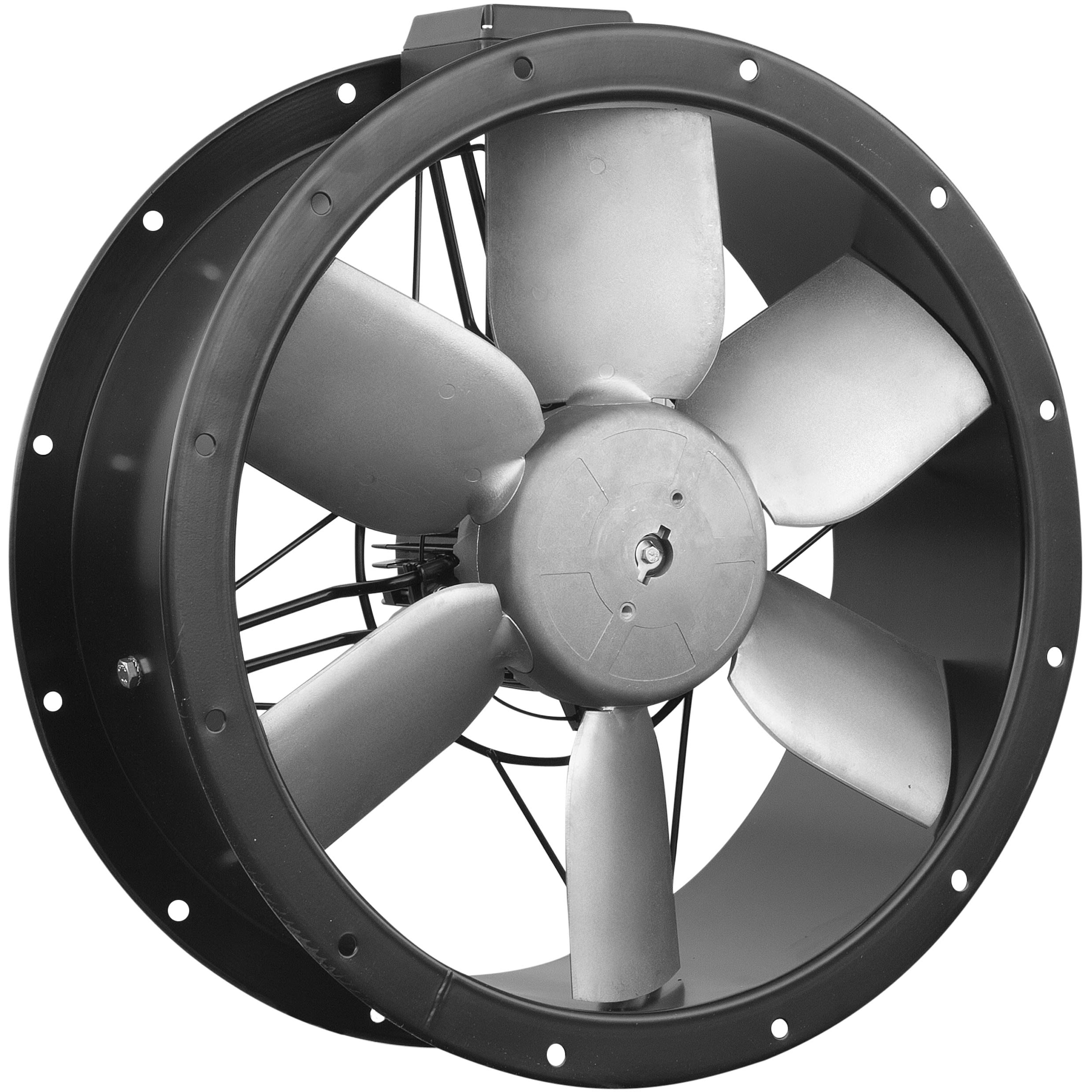S&P - Ventilateur tubulaire aluminium, 900 m3/h, 4 pôles, D250 mm, Tri 400V, pales H