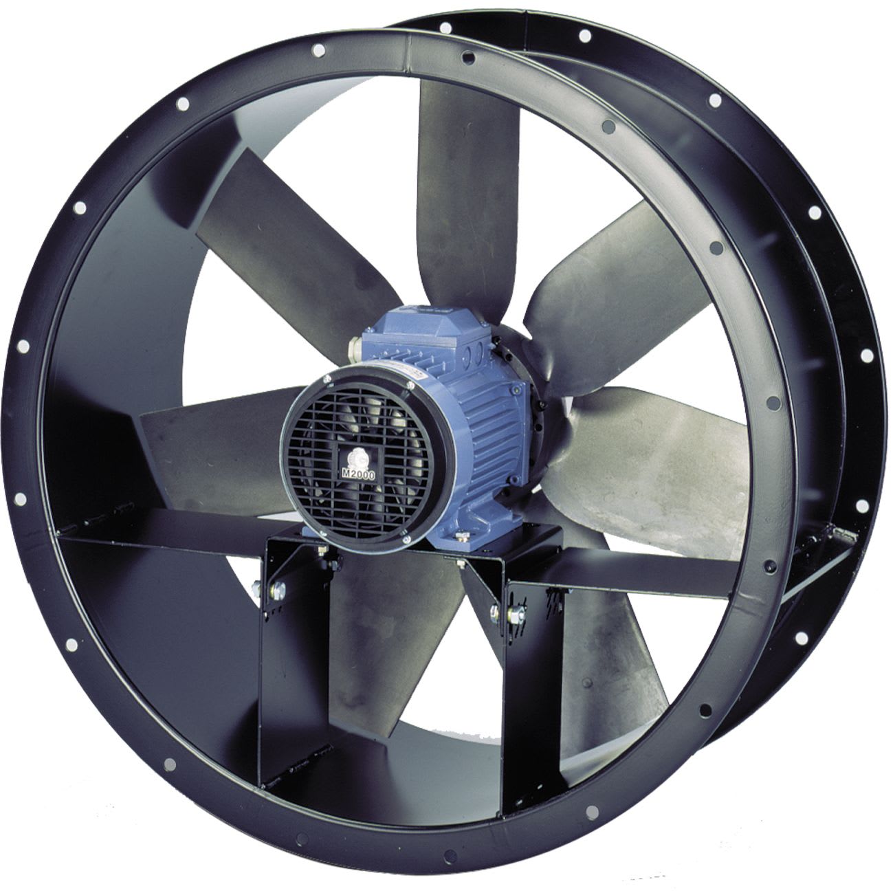S&P - Ventilateur tubulaire aluminium, 24 090 m3/h, 6 pôles, D800 mm, Tri 400V,pales K