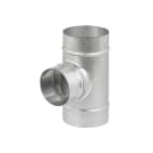 S&P - Té équerre à 90° en acier galvanisé, D 150/80 mm