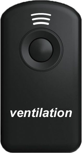 S&P - Télécommande 12/230 V pour bouche hygroréglable cuisine BEHC-E