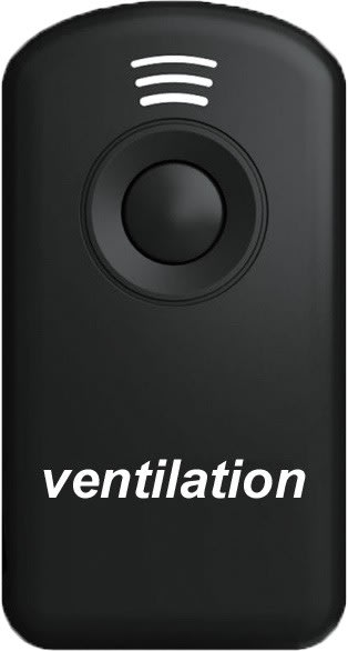 S&P - Télécommande 12/230 V pour bouche hygroréglable cuisine BEHC-E