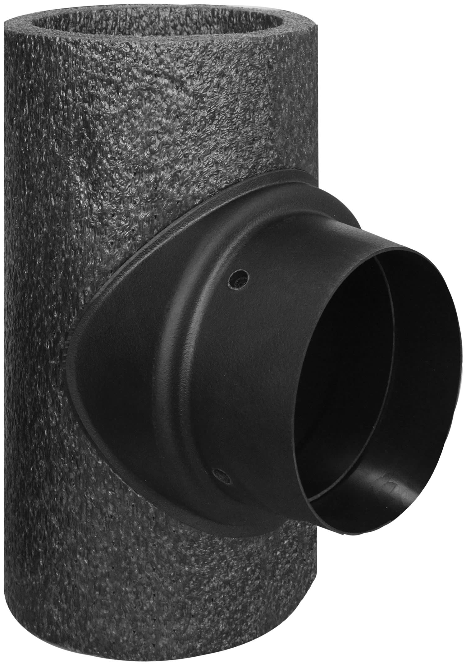 S&P - Té équerre à 90° en polyéthylène haute isolation, 3 piquages D 125 mm