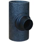 S&P - Té à 90° en polyéthylène haute isolation, 1 piquage D 125mm + 2 piquages D 160mm