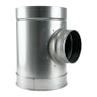 S&P - Té souche insonorisé en acier galvanisé, isolation 25 mm, D 355 mm