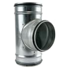 S&P - Té équerre à 90° en acier galvanisé, à joints, D 125/125 mm