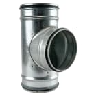 S&P - Té équerre à 90° en acier galvanisé, à joints, D 630/450 mm