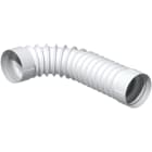 S&P - Conduit circulaire PVC souple avec deux manchons rigides, D 100 mm, long 50 cm