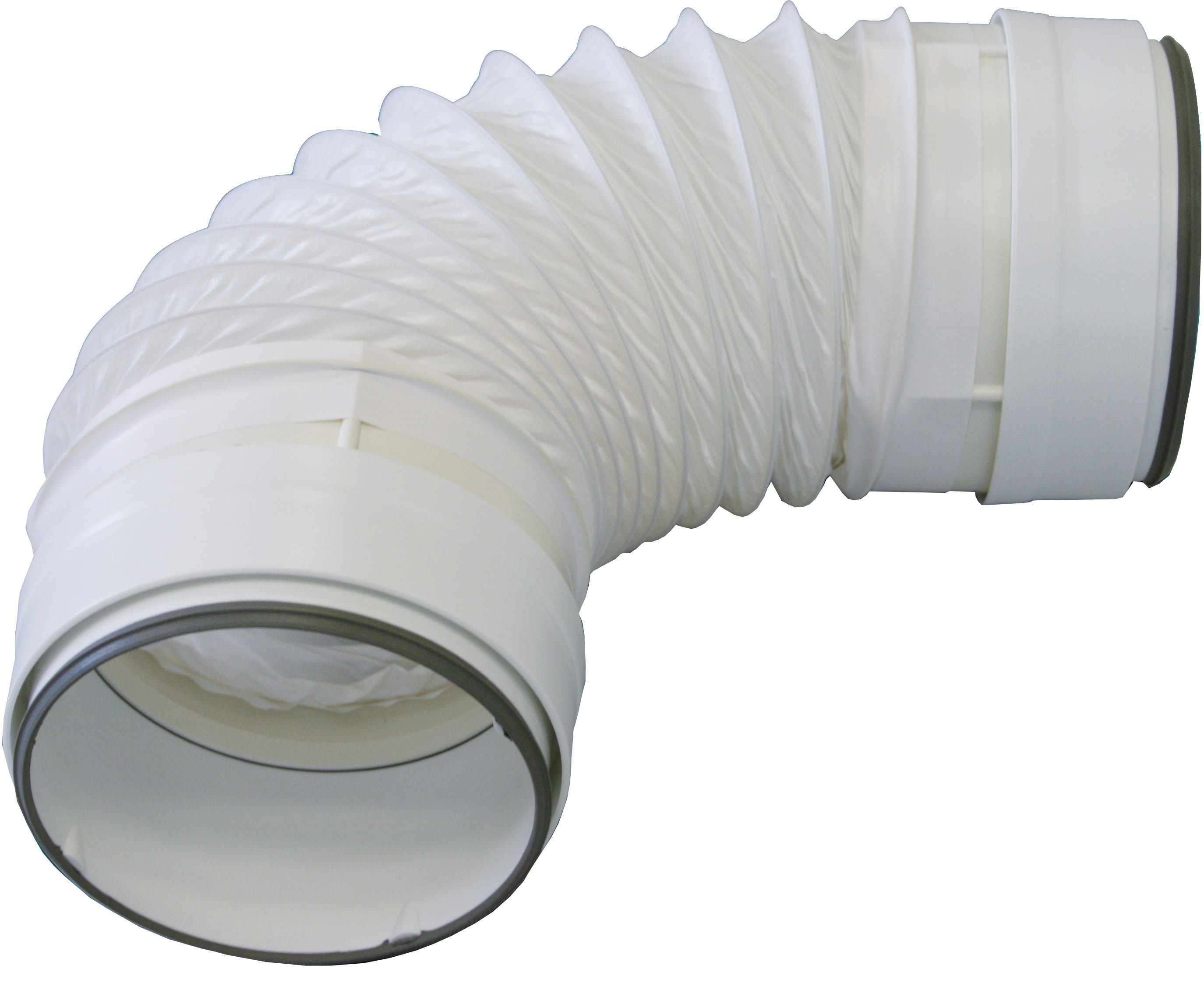 S&P - Conduit circulaire PVC souple + 2 manchons rigides à joints, D 100 mm, long 50cm