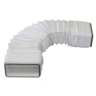 S&P - Conduit rectangulaire PVC souple + 2 manchons et joints 55 x 110mm, gamme TUBPLA