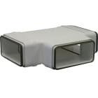 S&P - Té horizontal PVC rigide à joints d'étanchéité, rectangulaires 55 x 110 mm