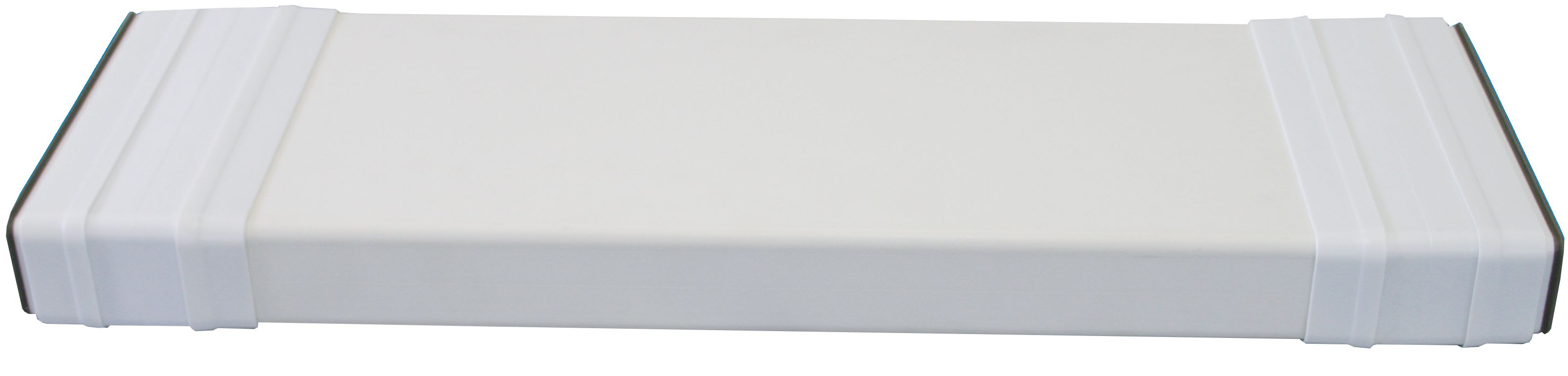 S&P - Silencieux section 55x220 mm à joints pour réseau TUBPLA, long 50 cm, -4,3 dB(A)