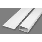 S&P - Conduit rectangulaire PVC rigide 40 x 110 mm, équivalent D 80 mm, long 1,5 m