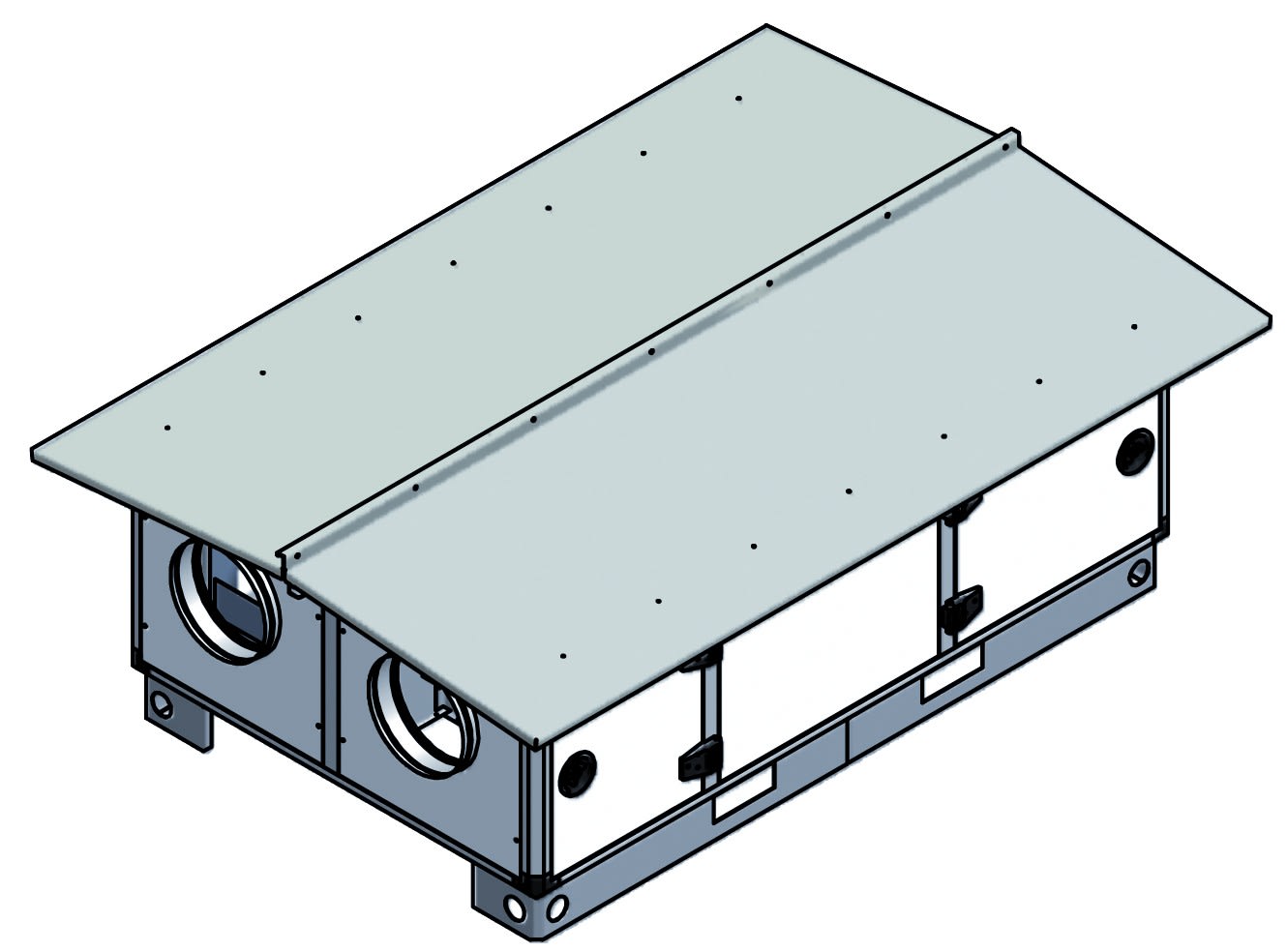 S&P - Toit pare-pluie CADB 08 configuration verticale MG