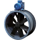 S&P - Extracteur hélicoïde tubulaire haute température 150°C, D 630 mm, 1,5 Kw