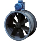 S&P - Extracteur hélicoïde tubulaire haute température 150°C, D 560 mm, 1,1 Kw