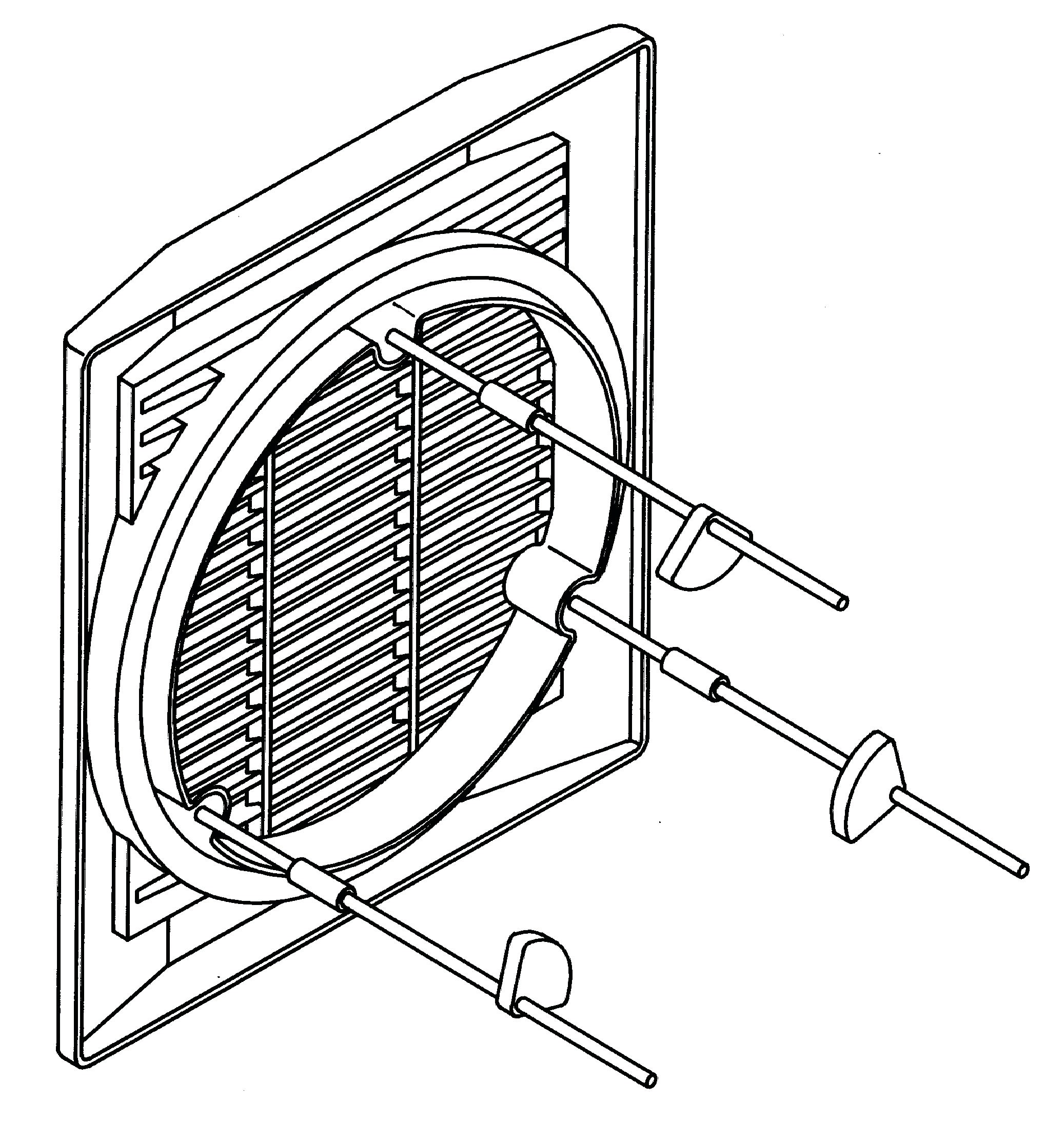 S&P - Tiges filetées pour fixation des aérateurs de vitre et mur HV-STYLVENT (x4)