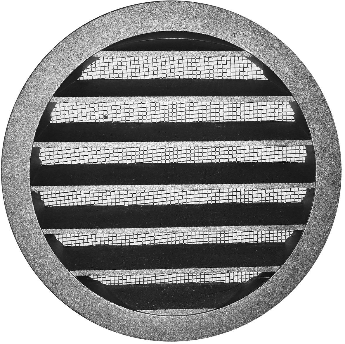 S&P - Grille de rejet extérieur circulaire fonte aluminium, D de raccordement 125 mm