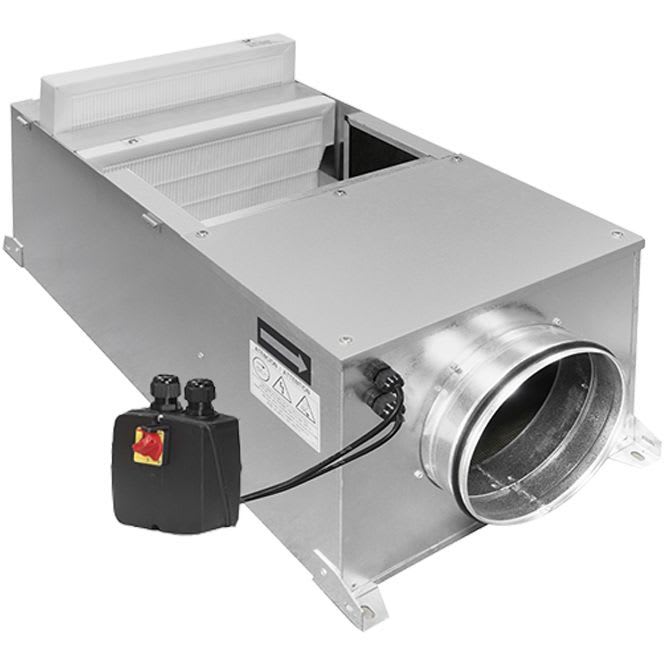 S&P - Caisson de ventilation tertiaire filtrant F7, 2500 m3/h, D355 mm, mono. 230V