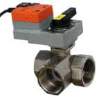 S&P - Vanne 3 voies pour caisson CABD N 18, 3WV DN15 KVS2.5, propo 24 V + servomoteur