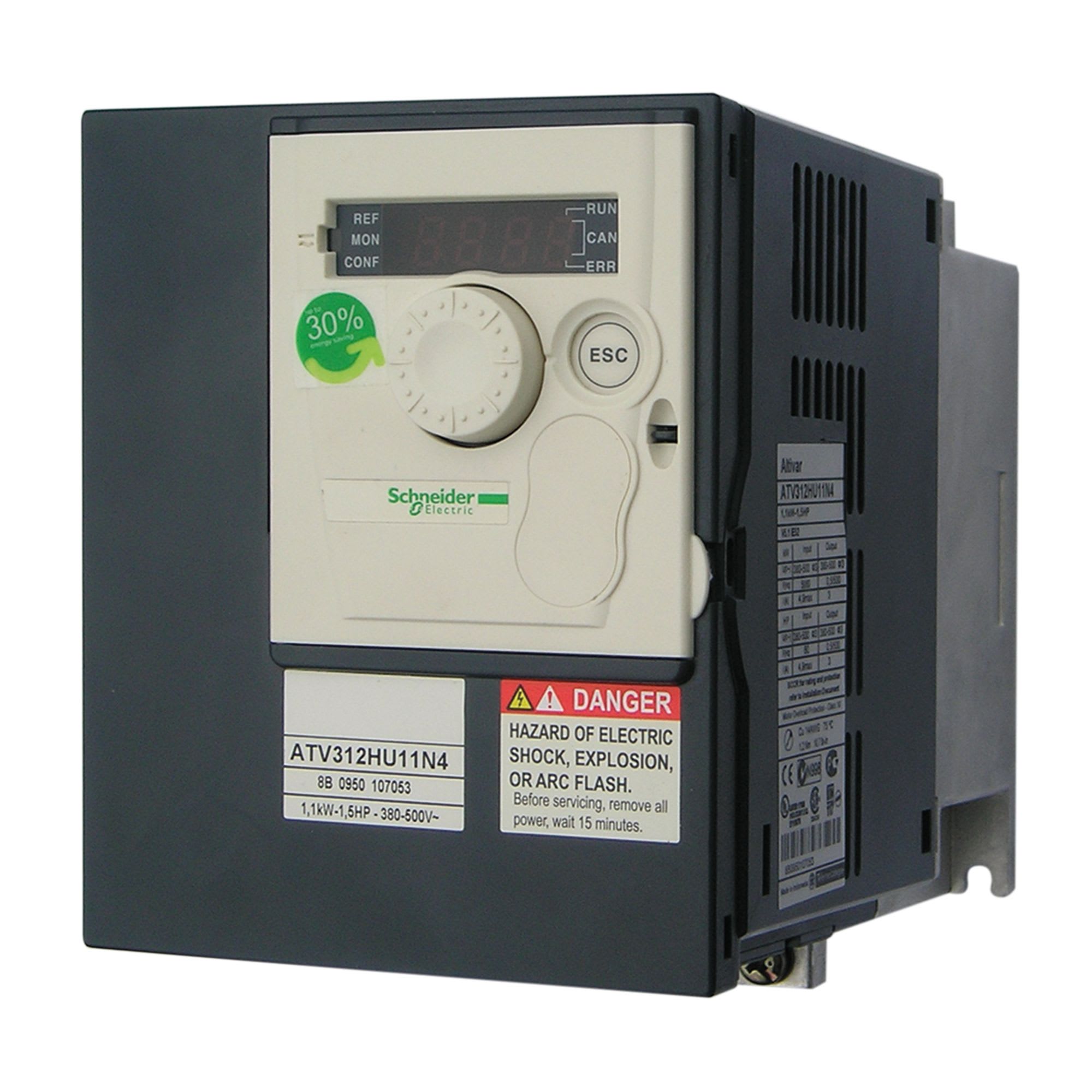 S&P - Variateur de fréquence, monophasé, tous régimes de neutre tn/tt/it 1.5 kw