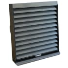 S&P - Grille extérieure extraction/reprise acier inox vernis, façade amovible, D 160mm