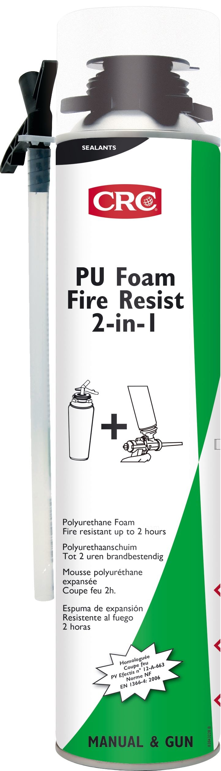 KF - PU FOAM FIRE RESIST 2-IN-1 12X750ML