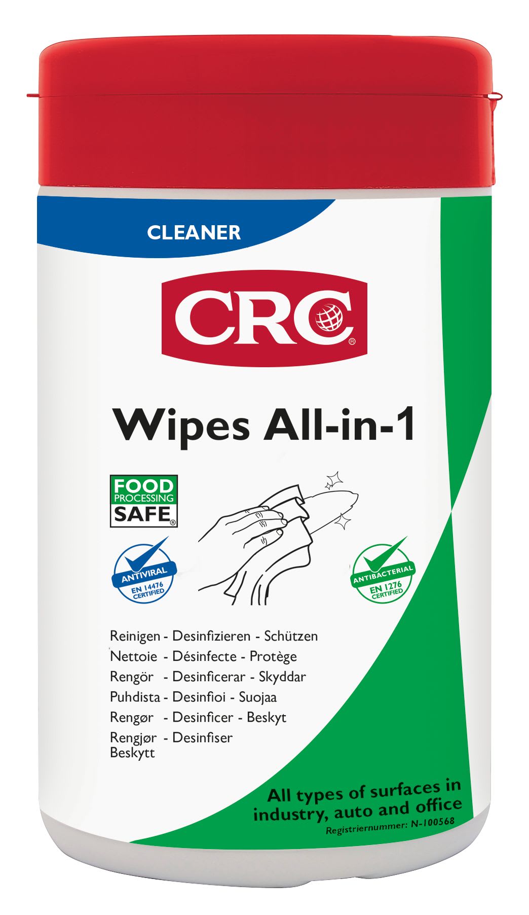 KF - WIPES ALL-IN-1 BOX 12X1 TUB 50PCS