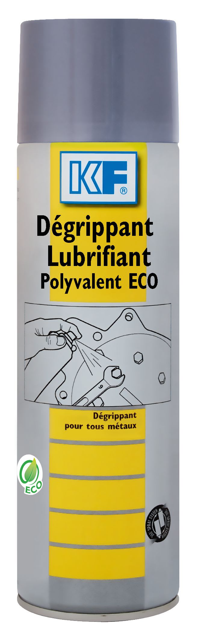 KF - Dégrippant Lubrifiant Polyvalent ECO 500 ML