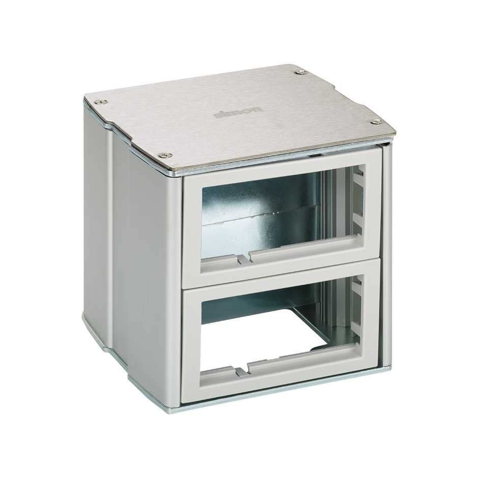 Simon - Mini-poteau antivandale 8xK45 - Aluminium