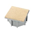 Simon - Cuvette de boîte de sol étanche pour revêtement - Gris