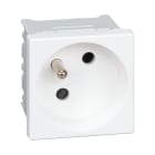 Simon - Prise de courant 2P+T K45 connexion rapide - Blanc neige