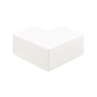 Simon - Angle extérieur 20x50 - Blanc neige