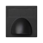Simon - Plaque 45x45mm pour sortie de câbles - Gris graphite