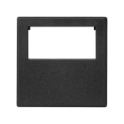 Simon - Plaque pour connexion rapide gris - Gris graphite