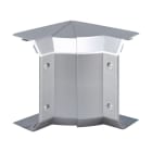 Simon - Angle intérieur variable pour goulotte Cablomax 130x55 - Aluminium anodisé