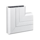 Simon - Angle plat montant pour goulotte Cablomax 210x55 - Blanc neige