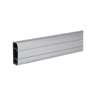 Simon - Goulotte Cablomax 130x55 K45 partie arrière PVC - Lg 2m - Alu anodisé - Prix mt